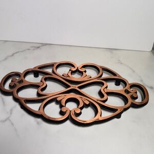 Pampered Chef Black Cast Iron Trivet